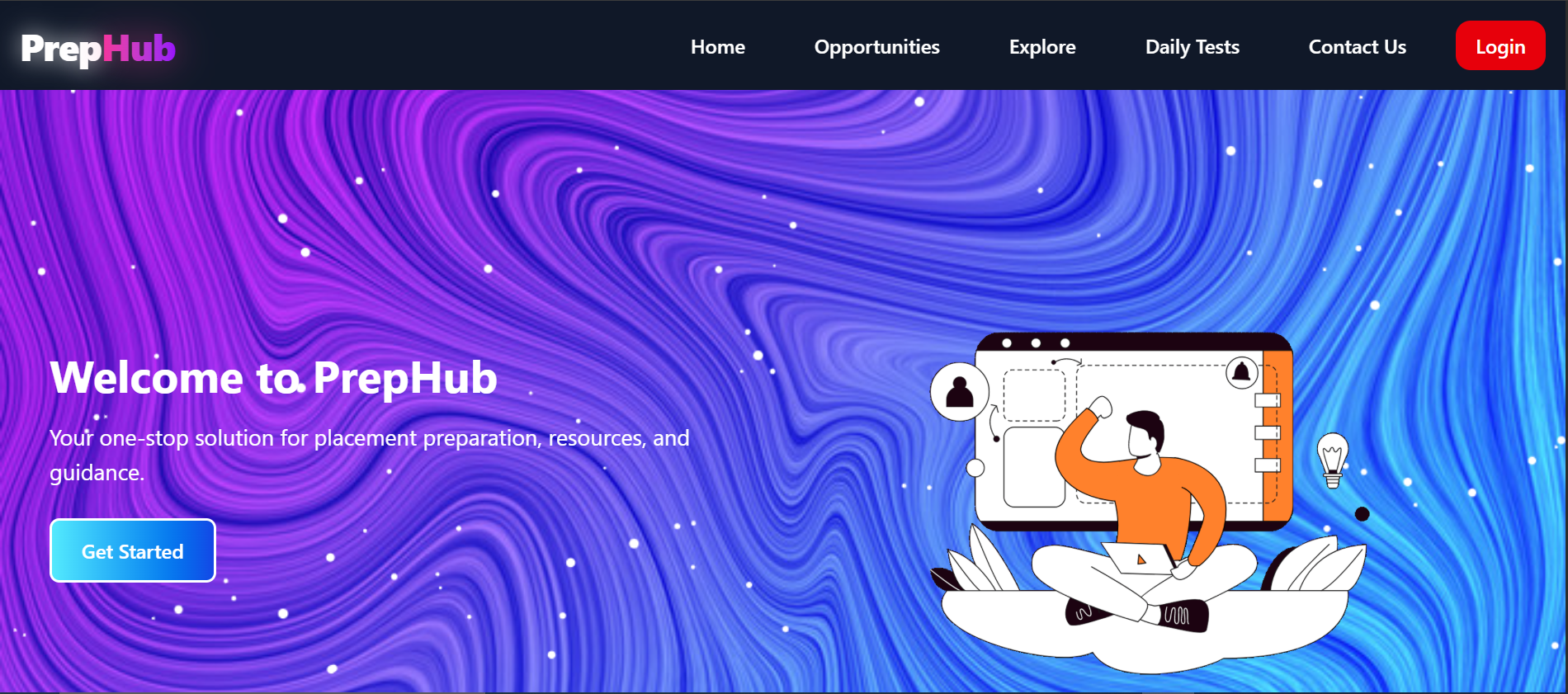 PrepHub: Upskilling, Job Portal and Daily Tests